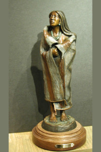 First Light - Kliewer Bronze Native American Sculpture at Mountain Spirit Gallery in Prescott, Arizona