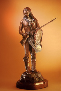 Chiricahua - Kliewer Chiricahua Apache Bronze Sculpture at Mountain Spirit Gallery in Prescott, Arizona