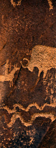 Bison Hunt Petroglyph