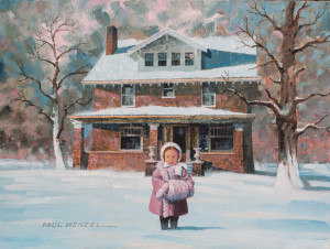 Winter Time - Oil 11X14 $1000.00